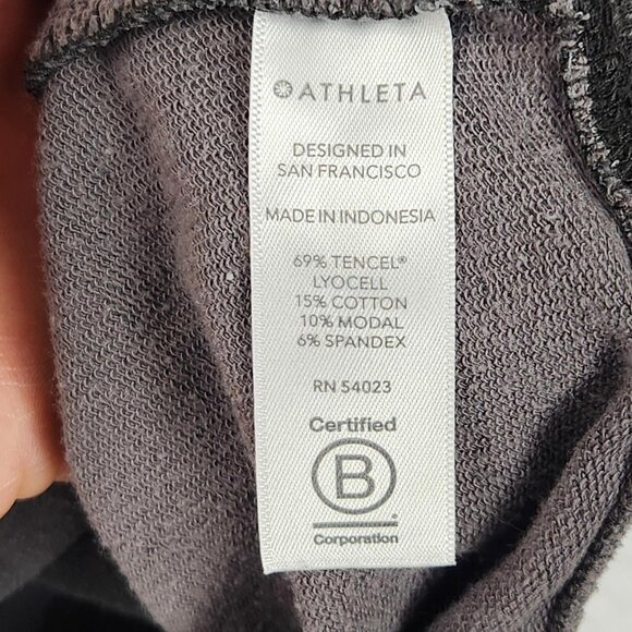 Athleta Sweater Womens Small Gray Camo Studio To Street Pullover Sweatshirt - Picture 8 of 11